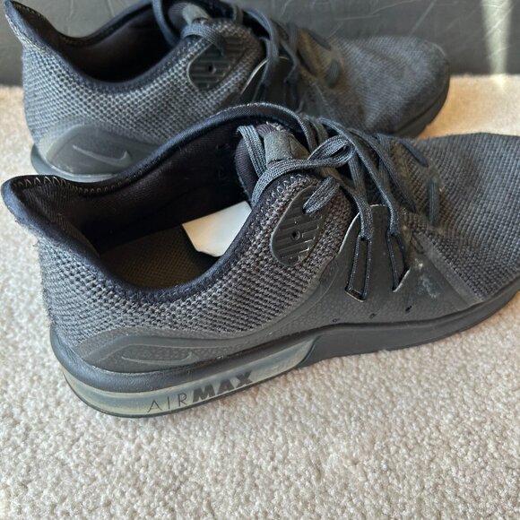 Nike Other - Nike Air Max Men's Running Shoes Size 9.5 Black 921694-010